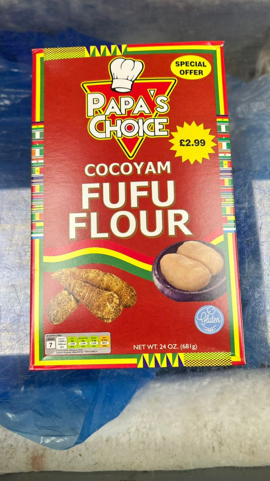Papa's Choice Cocoyam Fufu Flour